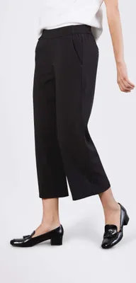 Produktbild von - MAC JEANS - CHIARA, Floating crepe - Wide Fit - 2173-00-0231L-090 - schwarz Größe 38/23