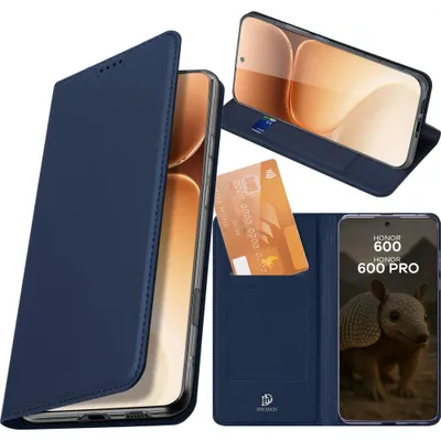 Produktbild von Handyhülle mit Klappe für Honor 600 5G / 600 Pro 5G, Dux Ducis Skin Pro, Dunkelblau