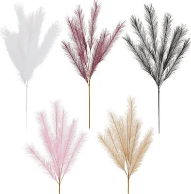 Produktbild von Pampasgräser Kunstgräser Kunstpflanzen Dekogras Kunststoff 91 cm 1 Stk 5 Farben, 5_Farbe:Beige