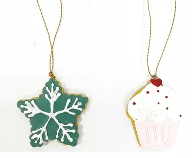Imagen del producto de Adornos para el árbol de Navidad, surtido, 13 cm