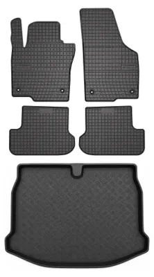Immagine prodotto di Tappetini gomma SolidPRO + bagagliaio per Volkswagen Beetle 2012-2019 5 pezzi