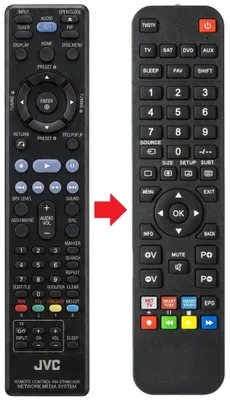 Produktbild von Fernbedienung passend für JVC RM-STHBD30R