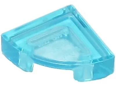 Produktbild von Lego® 1x1 Fliesen Rundecke 25269 - 250 Stück Trans - Hellblau