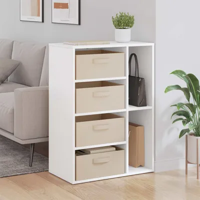 Produktbild von vidaXL Sideboard mit Schubladen Weiß 60 x 33,5 x 84 cm