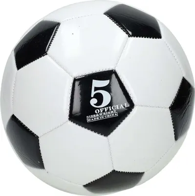 Produktbild von Fußball im klassischen Schwarz-Weiß-Design, geeignet für Kinder ab 3 Jahren