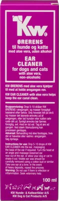 Produktbild von KW Ohrenreiniger mit Aloe Vera für Hunde & Katzen - 100 ml