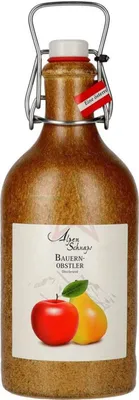 Produktbild von Nannerl Tonkrug Bauern-Obstler 38,00 % 0,50 Liter