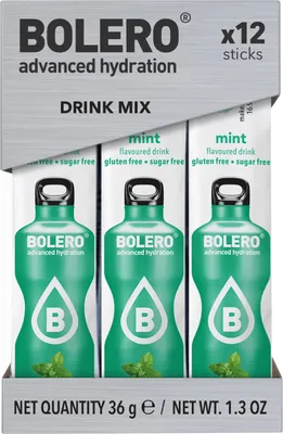 Produktbild von Bolero Sticks (12x3g) Mint - Intra- & Post-Workout - Intra-Workout