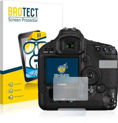 Produktbild von 2x Für Canon EOS 1D Mark III Schutzfolie BROTECT Displayschutz Display Schutz Folie Klar Transparent
