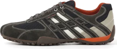 Produktbild von Geox Herren Halbschuh Schnürer 'U Snake K' dk grey/offwhite, Herren:42 EU