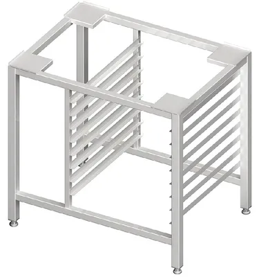 Produktbild von Untergestell mit GN 1/1 Einschubschienen, 935x657x850 mm, verschweißt