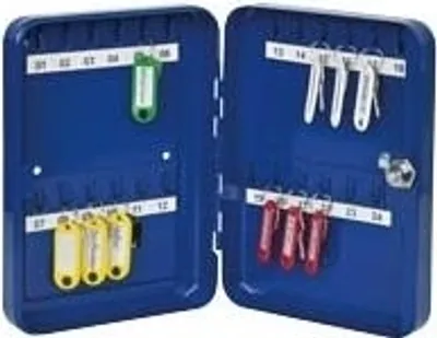 Produktbild von WEDO Schlüsselkasten mit 24 Sicherheitsschloss blau
