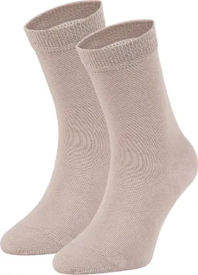 Produktbild von Kinder Socken für Mädchen & Jungen Lange Baumwollsocken, 30-35, Beige (Caffe Latte)