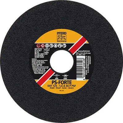 Obrázek produktu pro PFERD 61730021, 11,5 cm, 2,22 cm, 1,6 mm, 13300 ot/min, 25 kusů