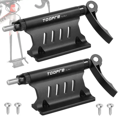Immagine prodotto di Solidchoice - Set di 2 supporti in alluminio per forcelle anteriori di bicicletta, fissaggio rapido