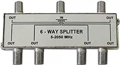 Immagine prodotto di Separatore Edm 1 ingresso 6 uscite Argento Argento Taglia unica