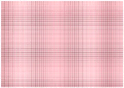 Produktbild von Millimeterpapier ( rot ) Block DIN A2 (594 x 420 mm) 25 Blatt, oben + unten verleimt, gut nutzbar als Zeichenblock, Skizzenblock für Schule, Konstruktion, technische Zeichnung
