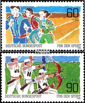 Produktbild von Briefmarken BRD (BR.Deutschland) 1982 Mi 1127-1128 (kompl.Ausgabe) postfrisch Sporthilfe