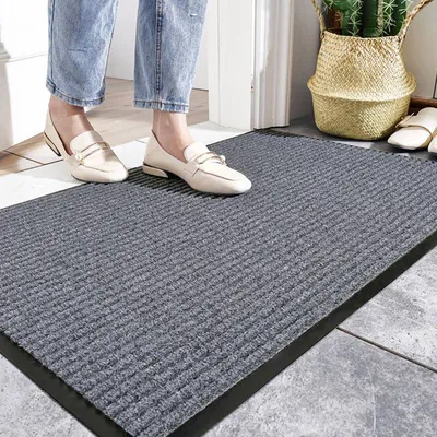 Produktbild von 14mm Türmatte 40x60 cm Fußmatte Schmutzfangmatte Schmutzmatte Sauberlaufmatte Fußabtreter Schwarz