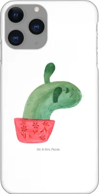 Produktbild von Mr. & Mrs. Panda Iphone 11 Pro Handyhülle Kaktus Mama - Weiß - Geschenk, Handy Case, Quote, Motivation, Premium Kunststoff, Kakteen, Ärger, Büro