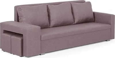 Produktbild von 3-Sitzer-Sofa mit Schlaffunktion MILO2 - Rosa