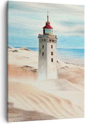 Produktbild von Bild auf Leinwand - Leinwandbild - Einteilig - Laterne Meer Bild - 50x70cm - Wand Bild - Wanddeko - Wandbilder - Leinwanddruck - Kunstdruck - Wanddekoration - Leinwand bilder - Wandbild - PA50x70-4764