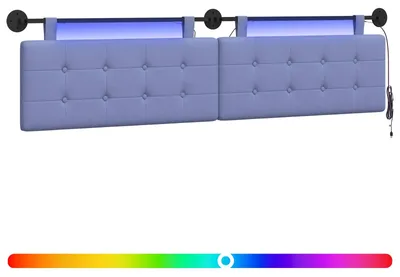 Produktbild von Hängendes Kopfteil Mit LED Licht Jeans blau Stoff