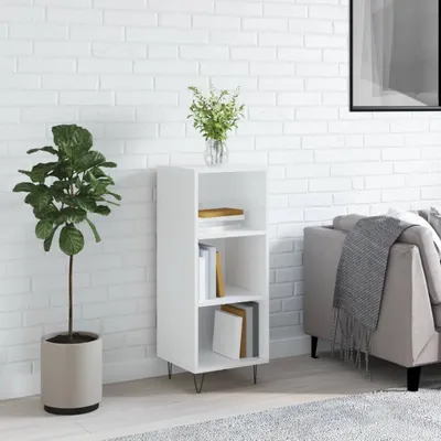 Immagine prodotto di vidaXL Credenza bianca lucida 34,5x32,5x90 cm Materiale a base di legno