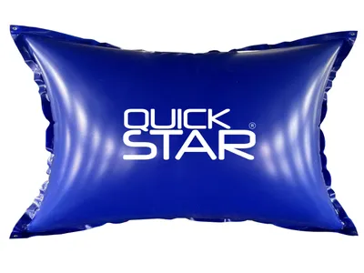 Produktbild von Poolkissen Eckig 200x400 cm Blau | 4 Seile & Sicherheitsventil | 2x Reparaturset | PVC 0,44mm | Winter Pool Kissen mit Doppelnaht | Luftkissen Chlor- und UV-Beständig