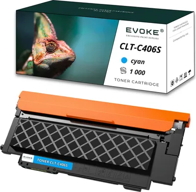 Zdjęcie produktu dla Toner do SAMSUNG CLTC406S-360C CLTC406S Niebieski (cyan) | Zamiennik do CLX-3305FN CLX3300 CLX3305FN CLP360