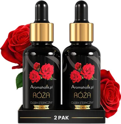 Image de Huile Essentielle De Rose Avec Pétales De Rose Naturels 60 Ml