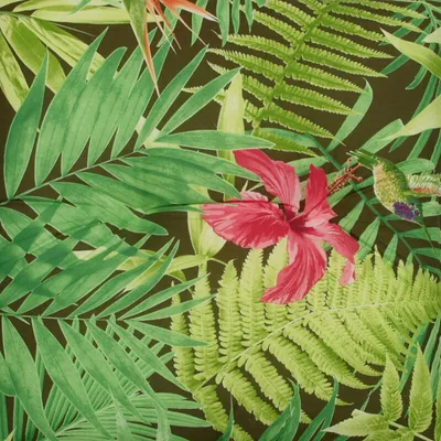 Produktbild von GO-DE Niederlehner-Auflage Dschungel 100 x 50 x 8 cm, grün