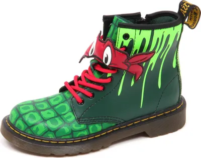 Produktbild von D9998 amphibisch Kind grün DR. MARTENS RAPH Stiefel Kind