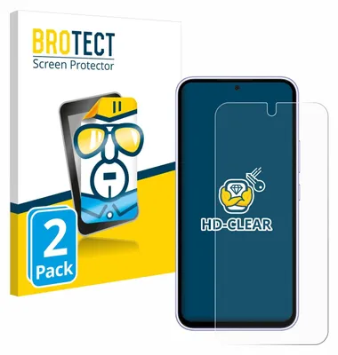 Produktbild von 2x Für Samsung Galaxy A54 5G Schutzfolie BROTECT Displayschutz Display Schutz Folie Klar Transparent