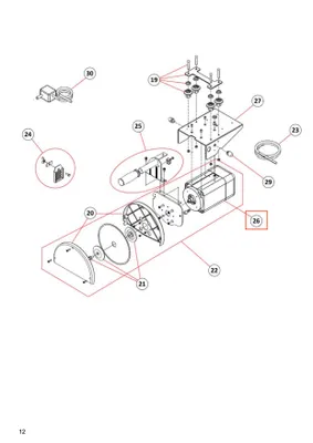Image de Norton Clipper Original Moteur électrique 230V pour TR201 TR202 TR222 - 310391439