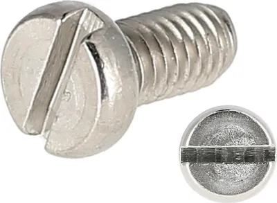 Produktbild von Zylinderschraube Schlitz, in Edelstahl M4x8 - DIN84