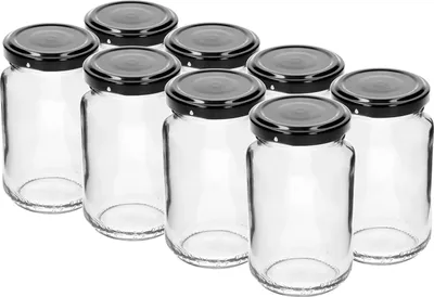 Produktbild von 8x 190ml Vorratsglas Einmachglas mit Deckel Einmachgläser-Vorratsgläser