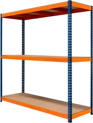 Produktbild von S-Rax Regal mit 3 Böden - 180cm x 180cm x 60cm