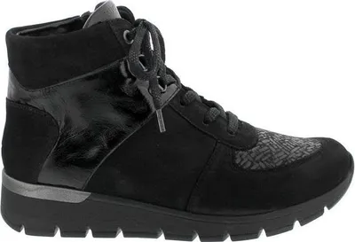 Produktbild von Waldläufer K-Ramona Bootie, Denver Peru-Str. Taipei, schwarz, Schnür. und Reißverschl., Weite K 626K82-300-001 43