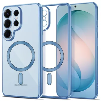 Zdjęcie produktu dla Etui Tech-Protect MagFlex do Samsung Galaxy S26 Ultra - przezroczyste niebieskie