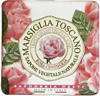 Immagine prodotto di Nesti Dante Marsiglia Toscano Rosa Centifolia Sapone da bagno naturale, 200g