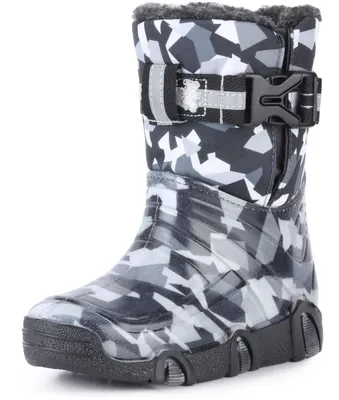 Produktbild von Ladeheid Kinder Mädchen Jungen Schneestiefel Gummistiefel gefüttert LAZT008 (07-Grau, 25/26 EU)