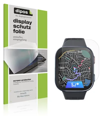 Immagine prodotto di 6x Pellicola Protettiva per Amazfit Bip Max 50mm Protezione Schermo Antiriflesso dipos