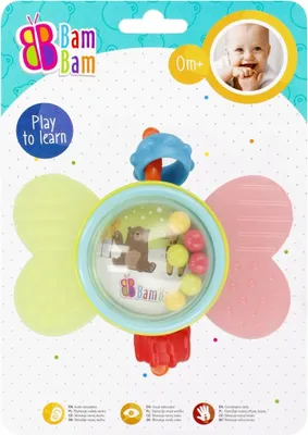 Obrázok produktu pre Bambam Butterfly Rattle