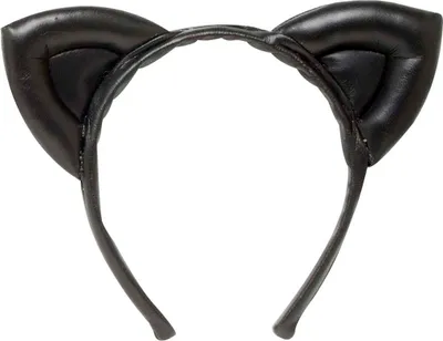 Image de Oreilles de chat serre-tête noir