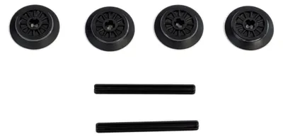 Produktbild von LEGO® City Zugräder Set – 4 Räder & 2 Achsen passend für LEGO® Zugmotor 88011