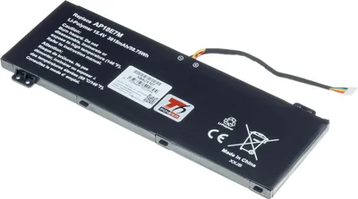 Obrázok produktu pre Batéria T6 Power pre Acer ConceptD 5 CN515-71, Li-Poly, 15,4 V, 3730 mAh (57,4 Wh), čierna
