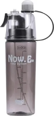 Produktbild von Wasserflasche/shaker 600ml (sprüheffekt), mit Skalierung, mit extra dichtem Verschluss