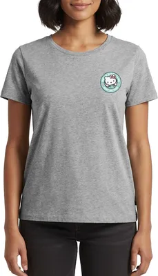 Produktbild von Spreadshirt Hello Kitty Club Just Be You Frauen Premium T-Shirt, 4XL, Grau meliert