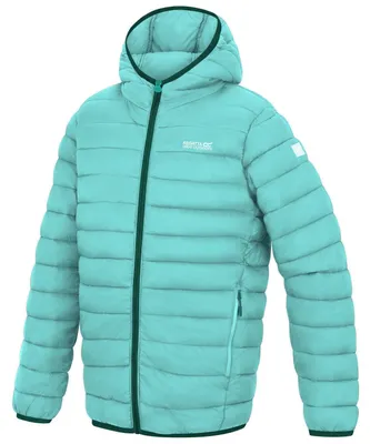 Produktbild von Regatta Marizion Baffle-Jacke mit Kapuze für Kinder, Farbe:Water Ballet, Kinder Größen:176